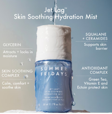 Jet Lag Skin Soothing Hydration Mist